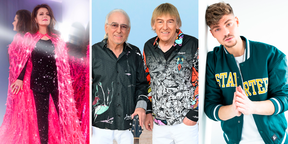<strong>Marianne Rosenberg</strong>, die <strong>Amigos</strong> und <strong>Karsten Walter</strong> sorgen für einen abwechslungsreichen Schlager-Sommer.
