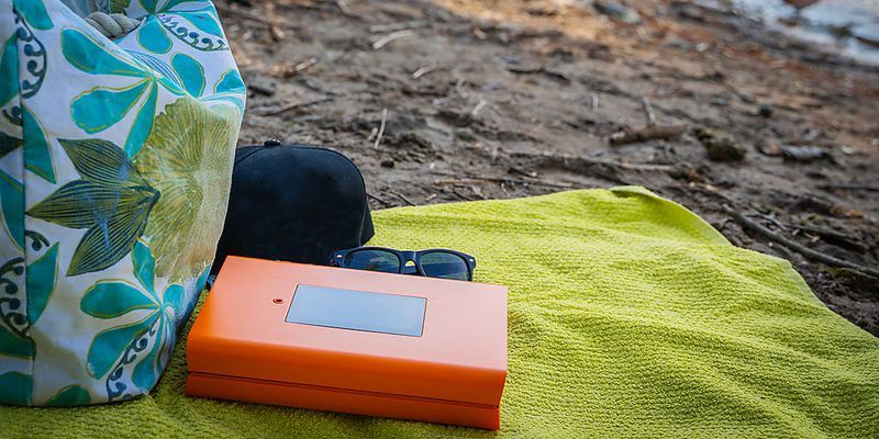 Die GerdBox soll vor Diebstahl am Strand schützen.