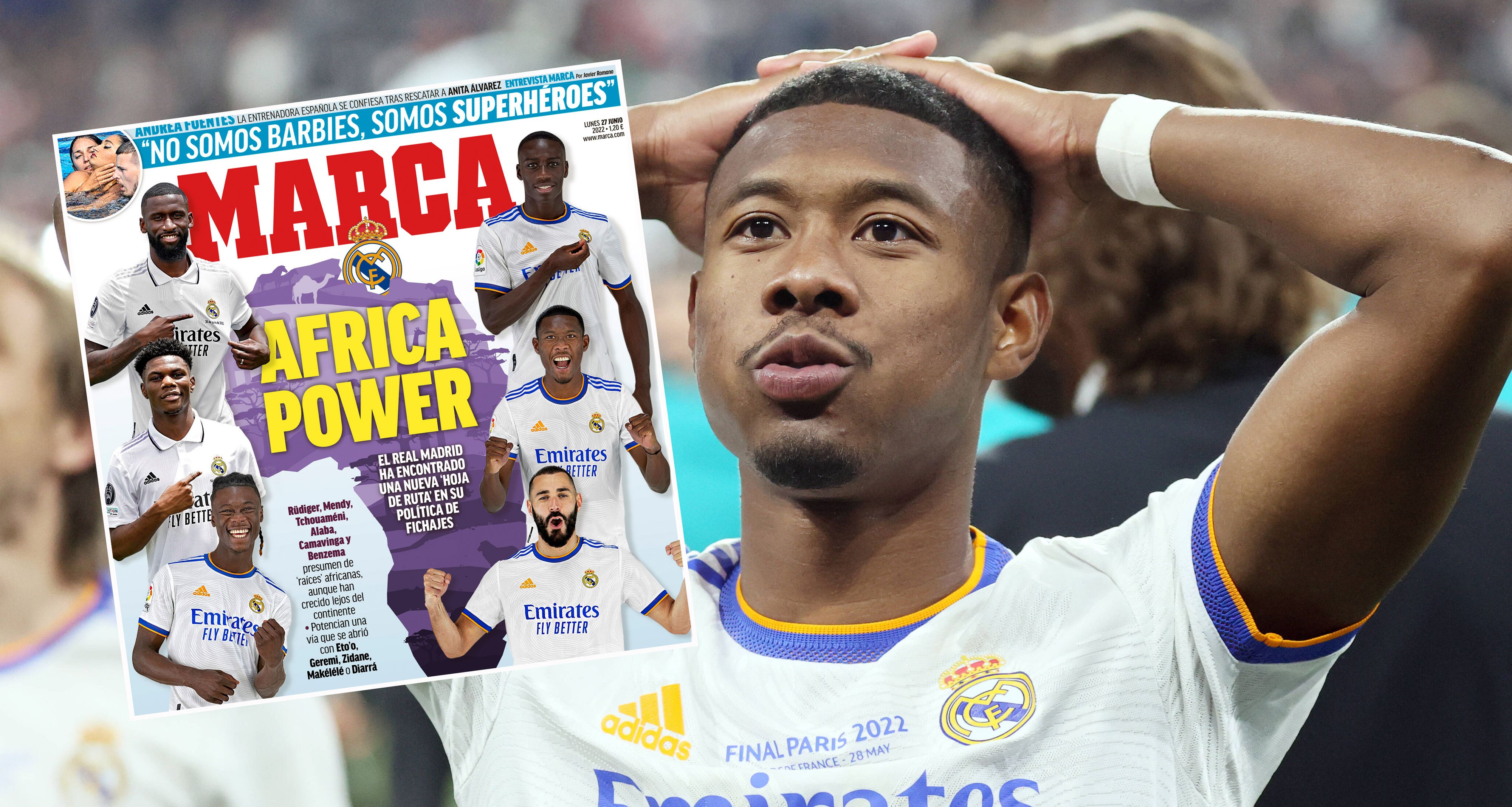 David Alaba am "Marca"-Cover