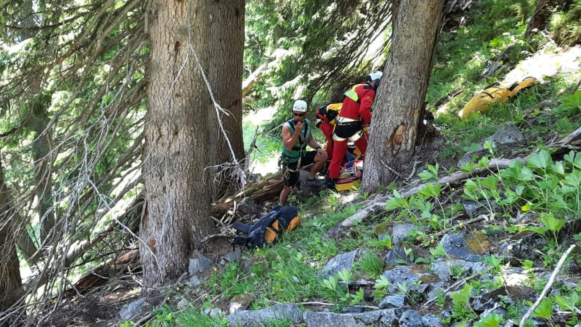 Schwaz-Absturz eines Mountainbikers -Fotocredit: ZOOM.TIROL 