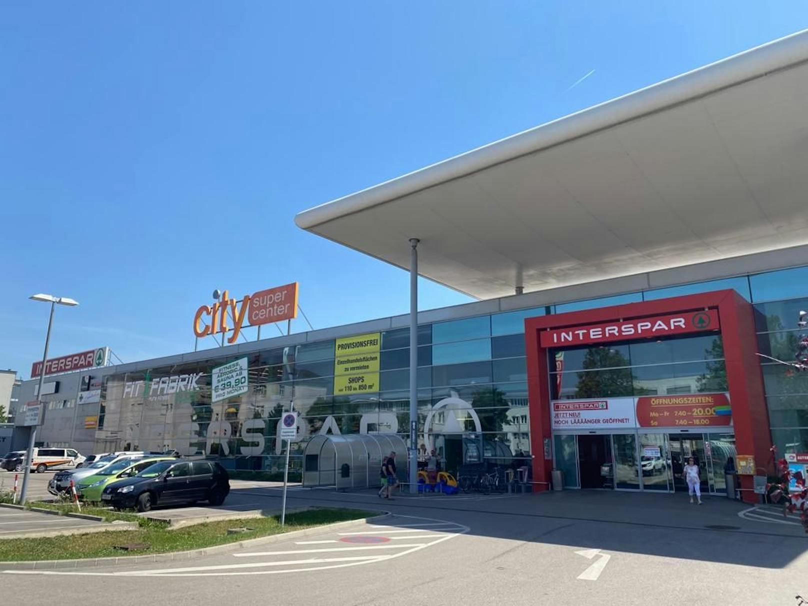 Das Einkaufszentrum in St. Pölten