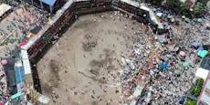 Tribüne begrub Hunderte Stierkampf-Zuseher unter sich