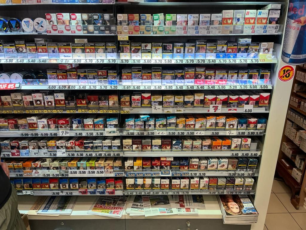 Zigaretten werden knapp.