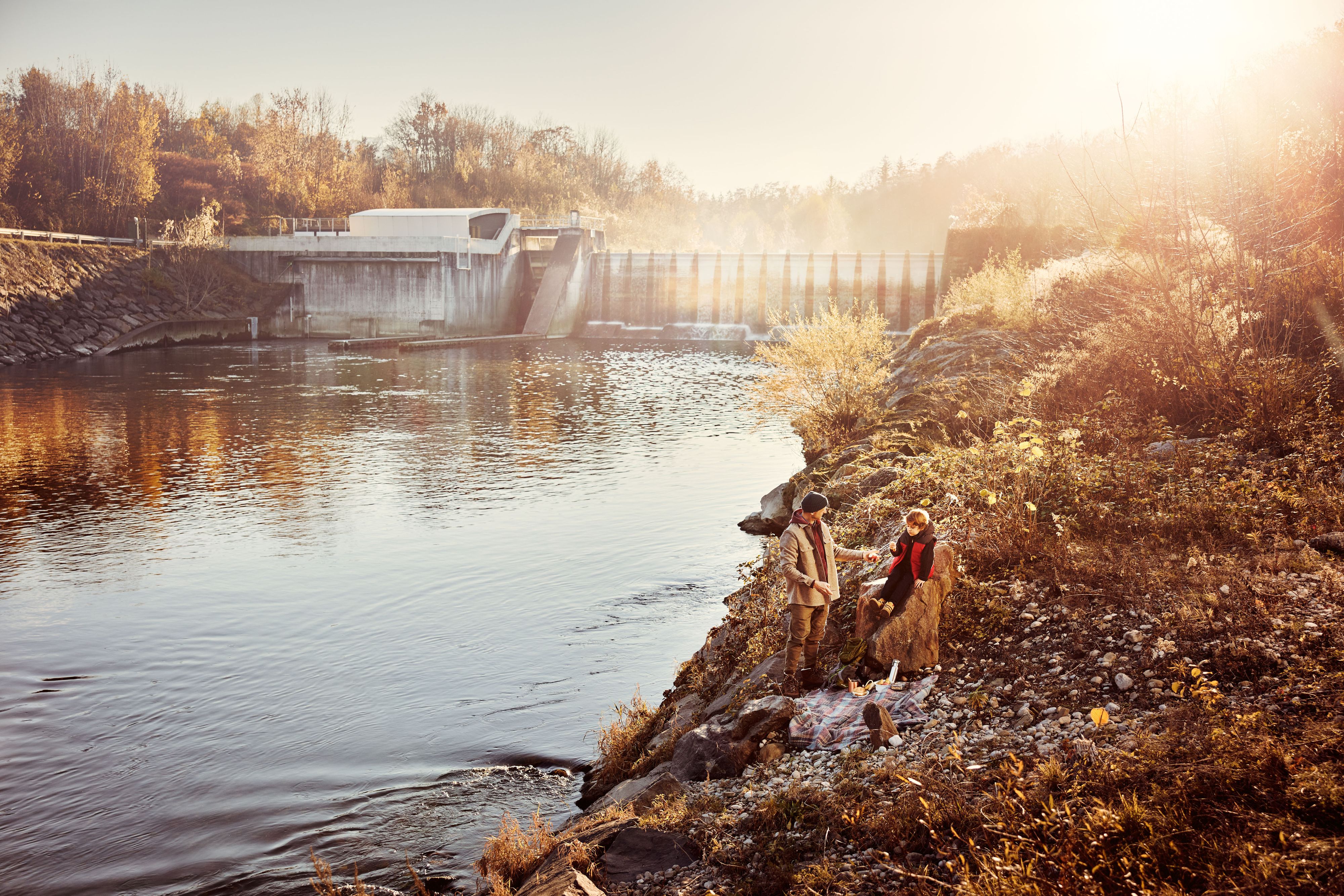 Wasserkraftwerke begünstigen nicht nur die Umwelt sondern auch die Energieversorgung.&nbsp;