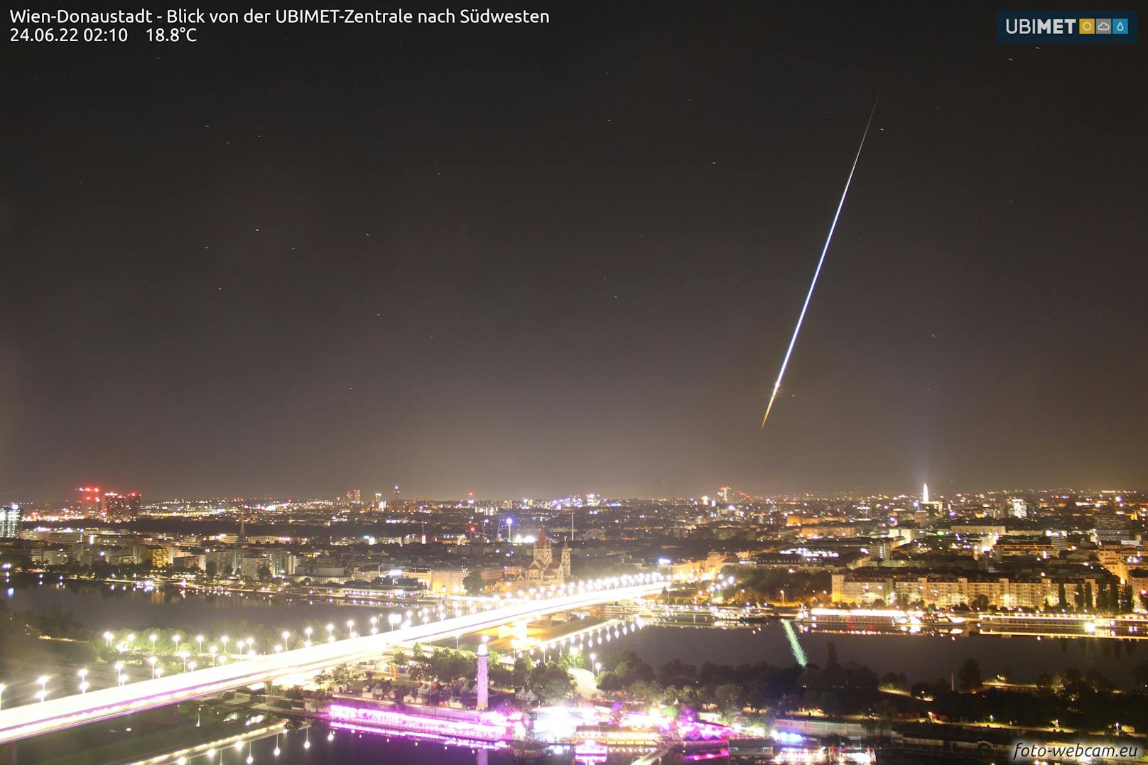 Meteorit in Österreich – Foto zeigt "Einschlag" in Wien
