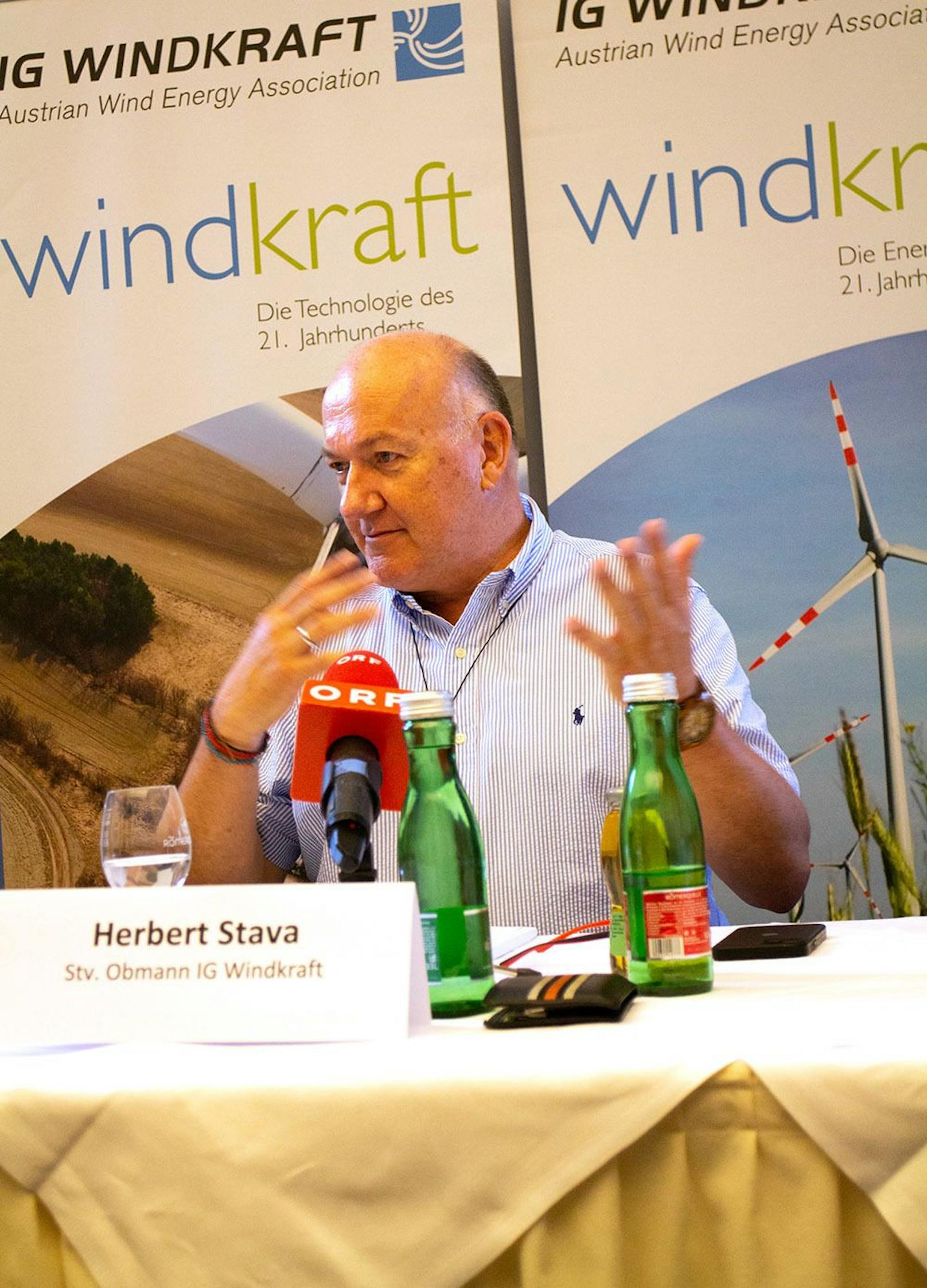 Herbert Stava, stellvertretender Obmann der IG Windkraft