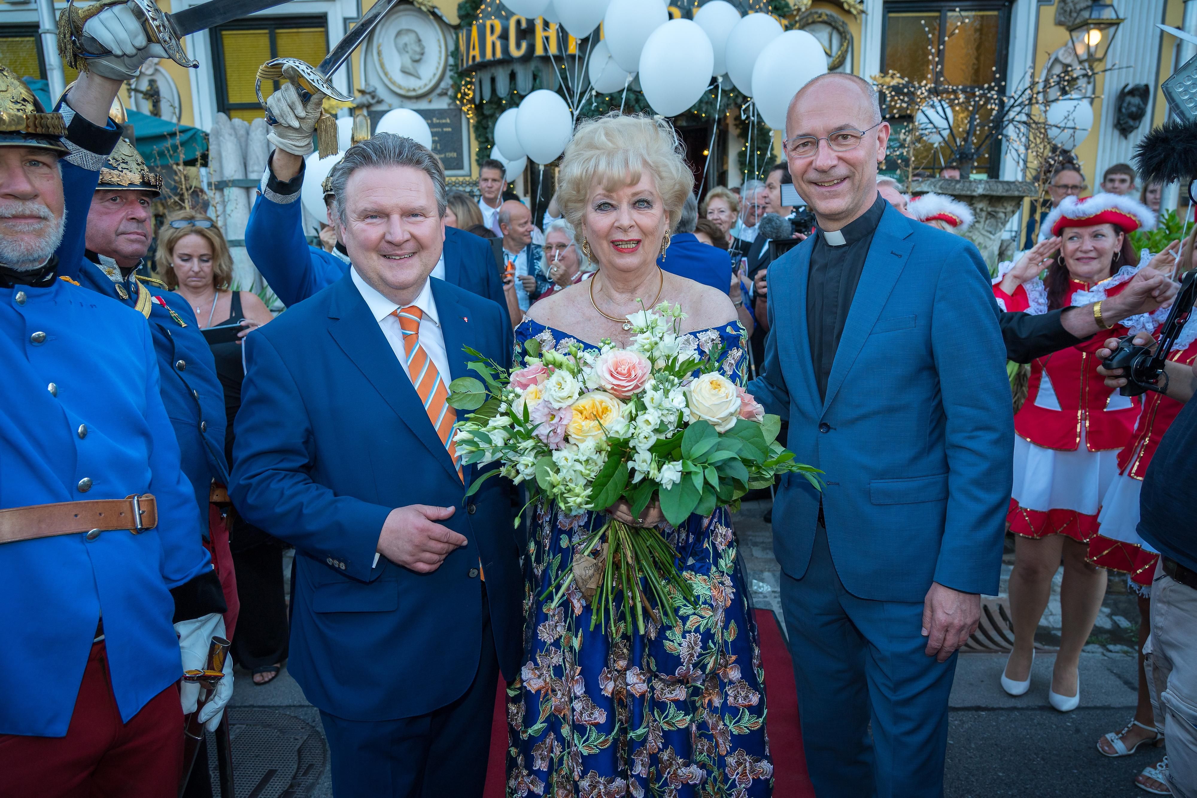 Michael Ludwig, Birgit Sarata und Toni Anton Faber.