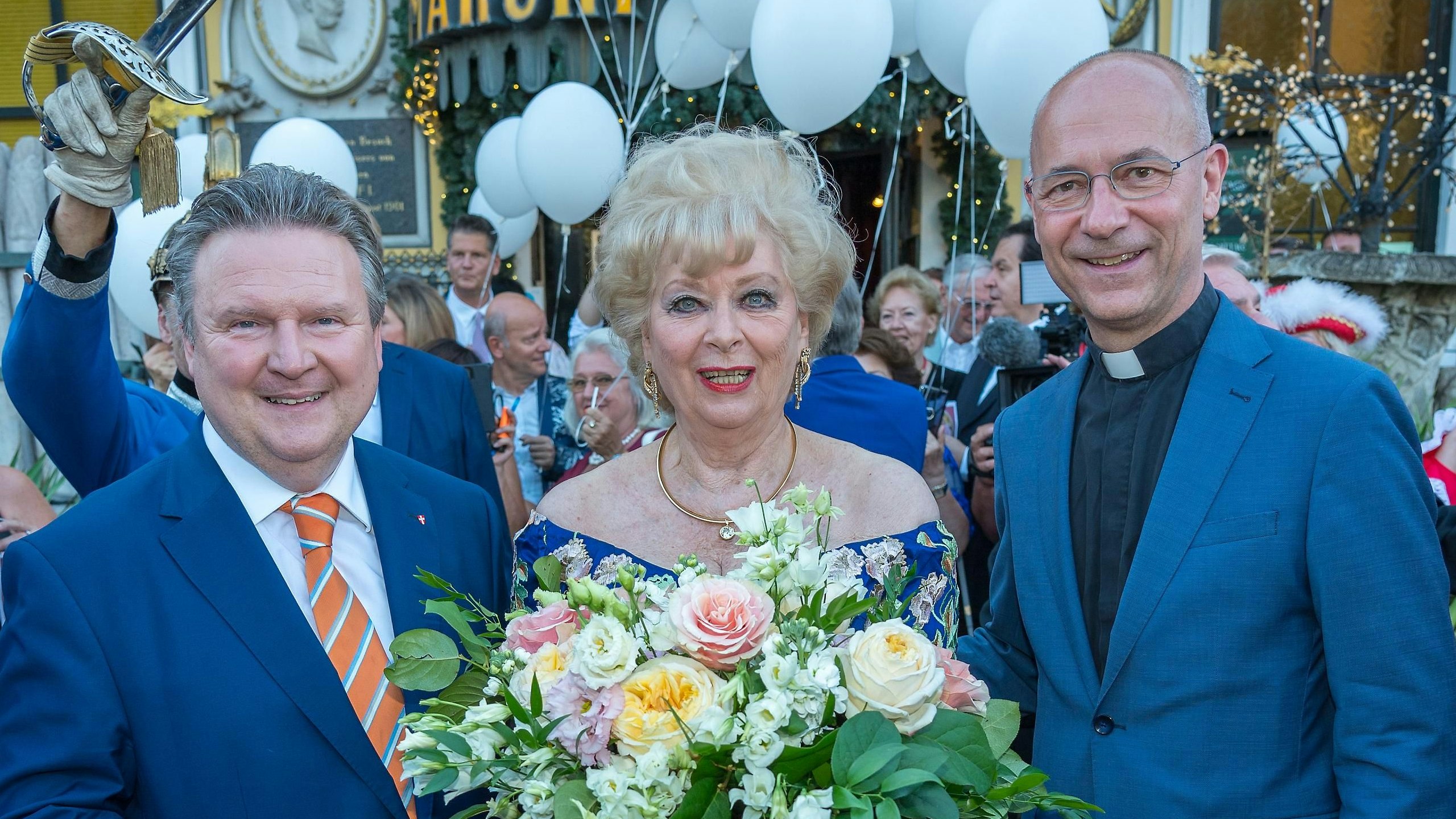 Michael Ludwig, Birgit Sarata und Toni Anton Faber.