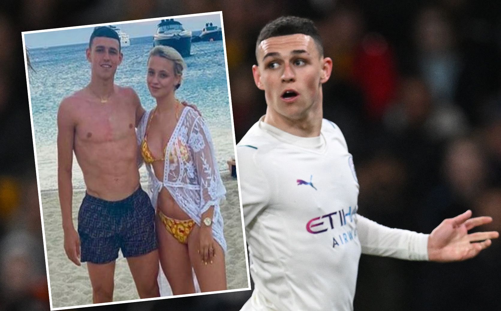 Phil Foden wurde mit seiner Freundin aus einem Beachklub geworfen.