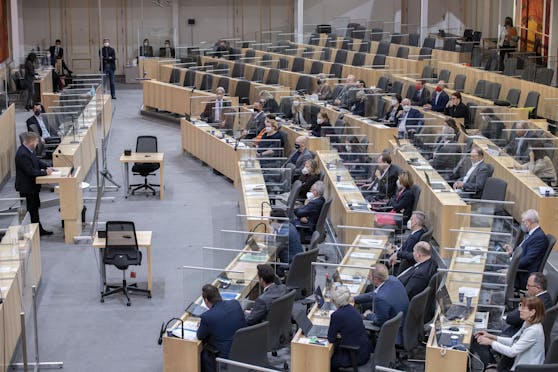 Sitzung des Bundesrates im Parlamentsausweichquartier in der Hofburg in Wien.