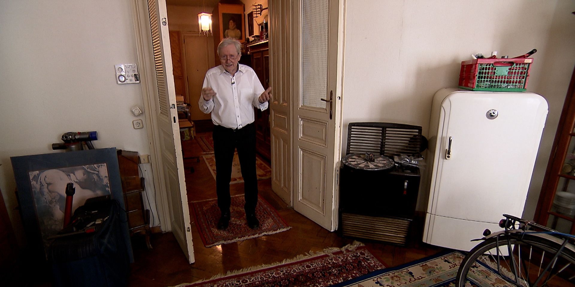 Der Bewohner kämpft um den Erhalt eines Gründerzeit-Hauses.