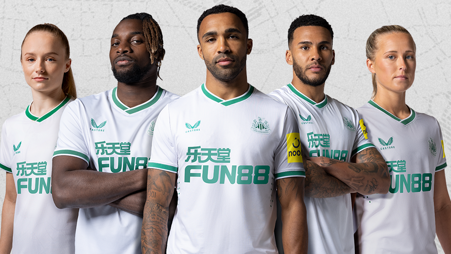 Das neue Newcastle-Ausweichtrikot ähnelt dem Trikot von Saudi Arabien. 