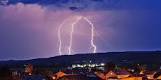 Gewitter in Österreich – 1,2 Millionen Blitze gezählt