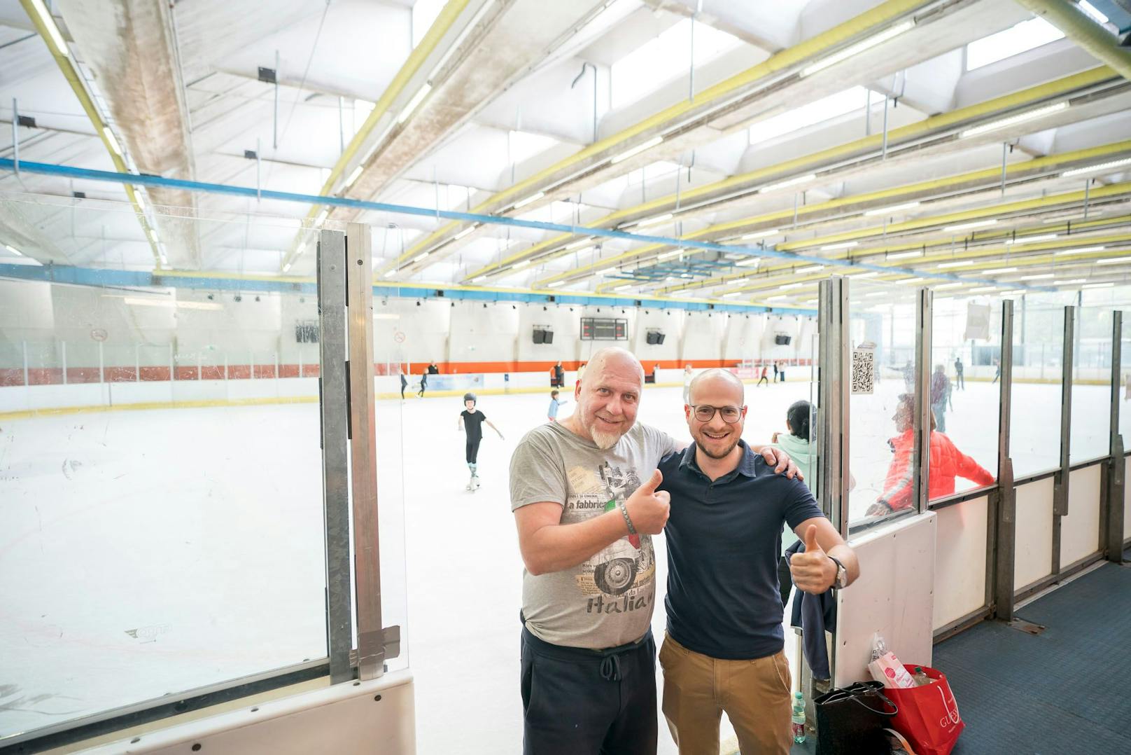 Eismeister Wolfgang (52) hat "den coolsten Job der Stadt"