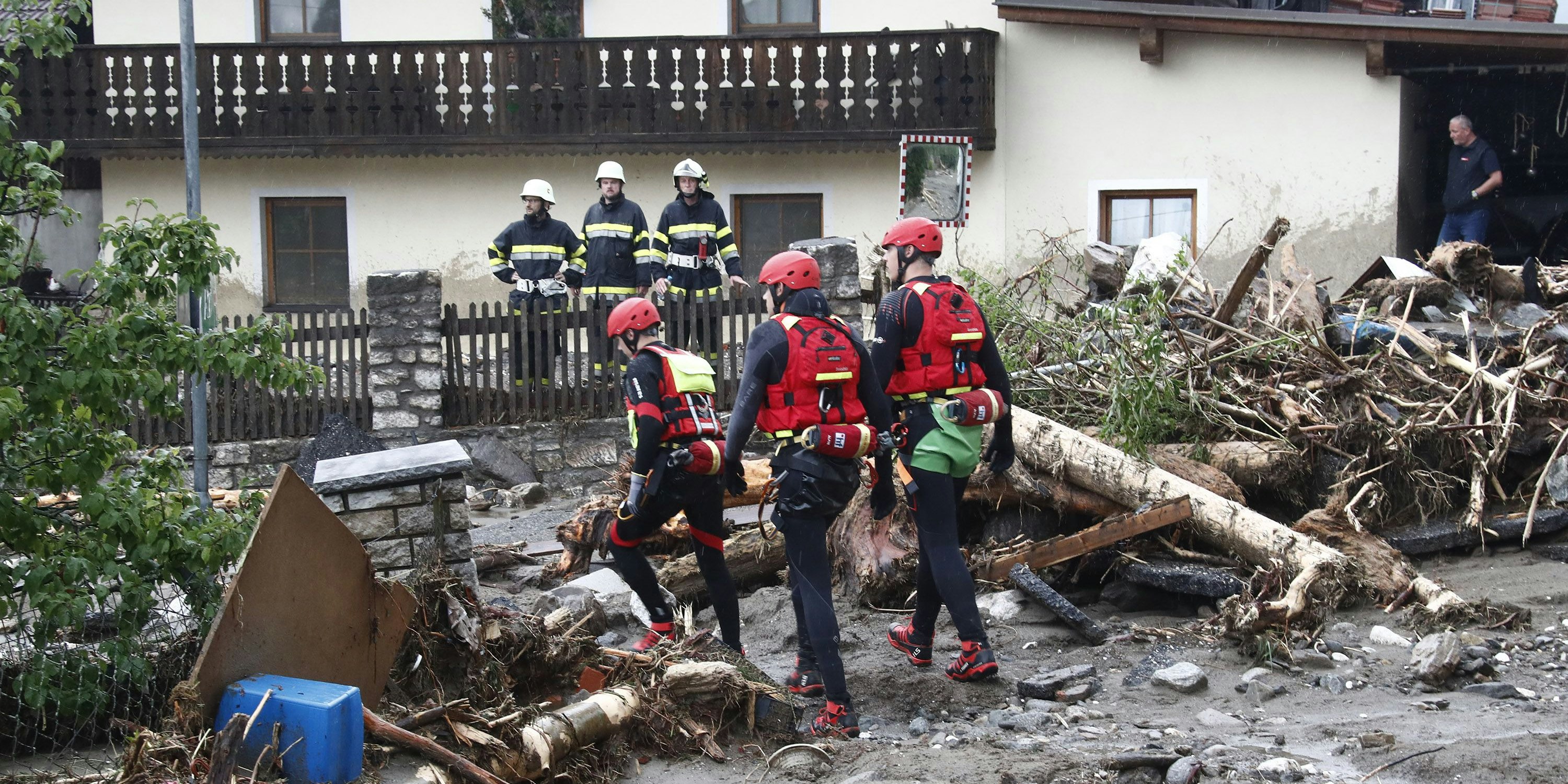 Die Unwetter in Kärnten forderten ein erstes Todesopfer.