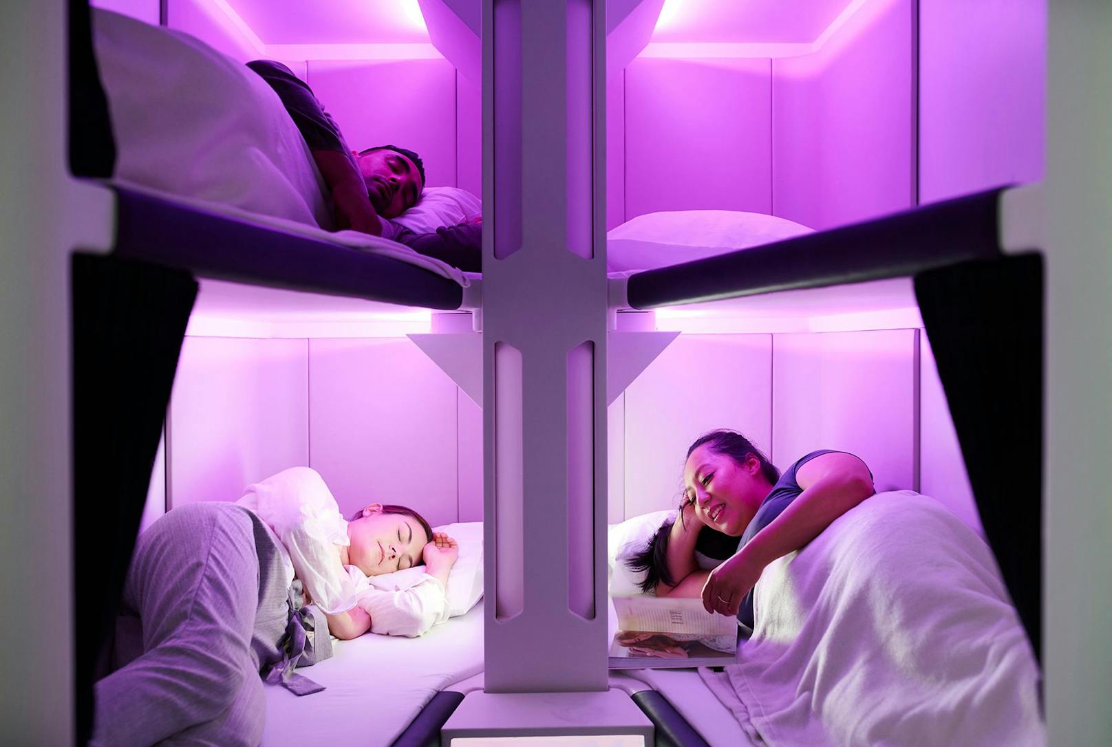 Airline baut Betten in Economy-Klasse ein