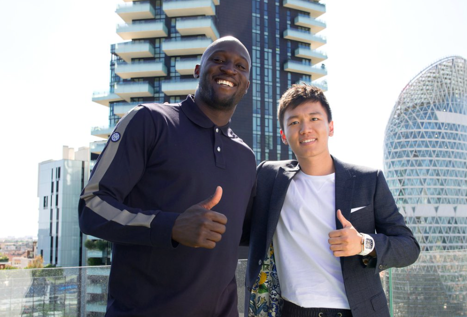 Romelu Lukaku freut sich über die Inter-Rückkehr.