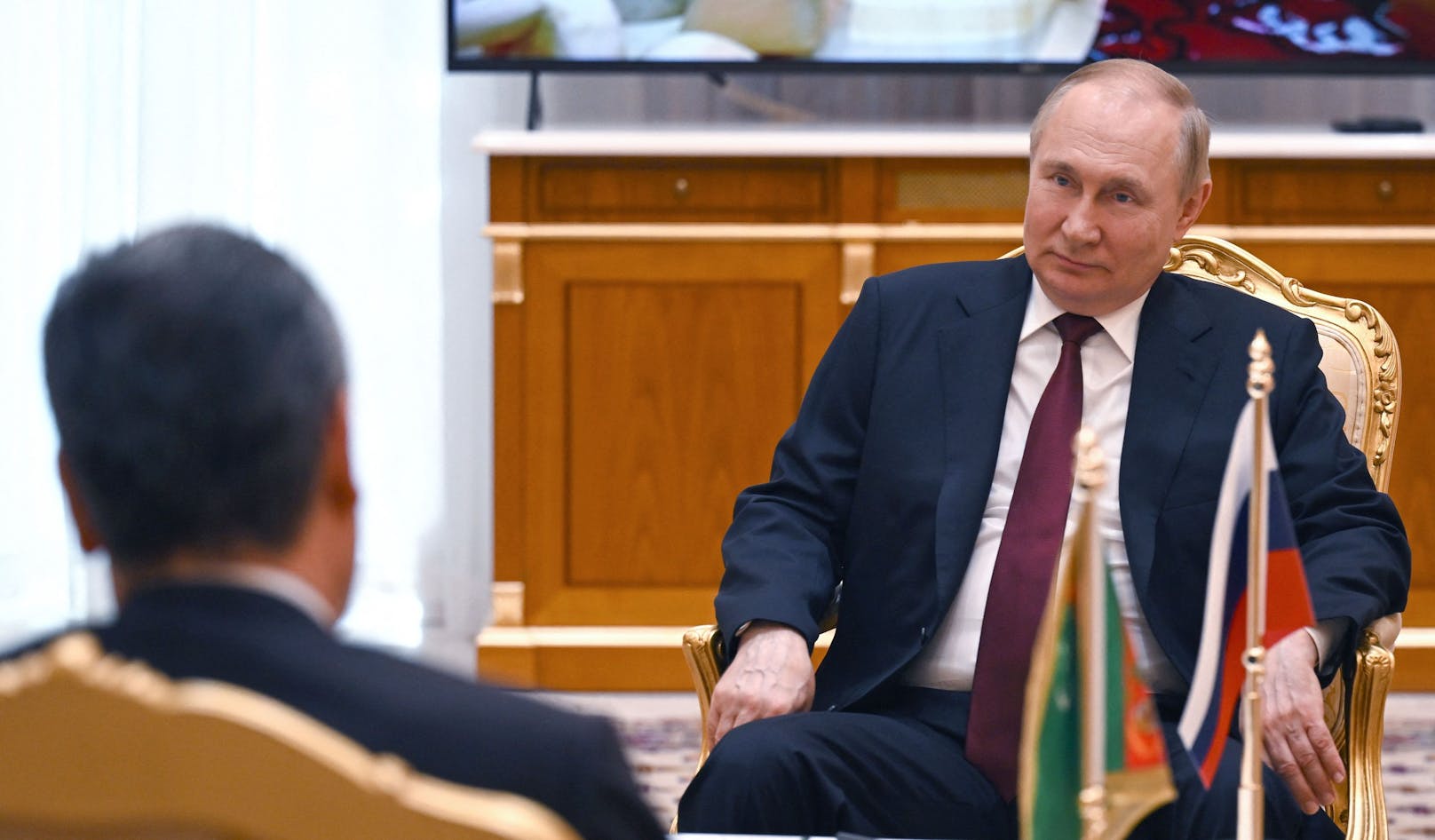 Kreml-Chef Putin bei seinem Besuch in&nbsp;Aschgabat.