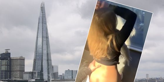 Ein Paar hatte Sex im Wolkenkratzer "The Shard"