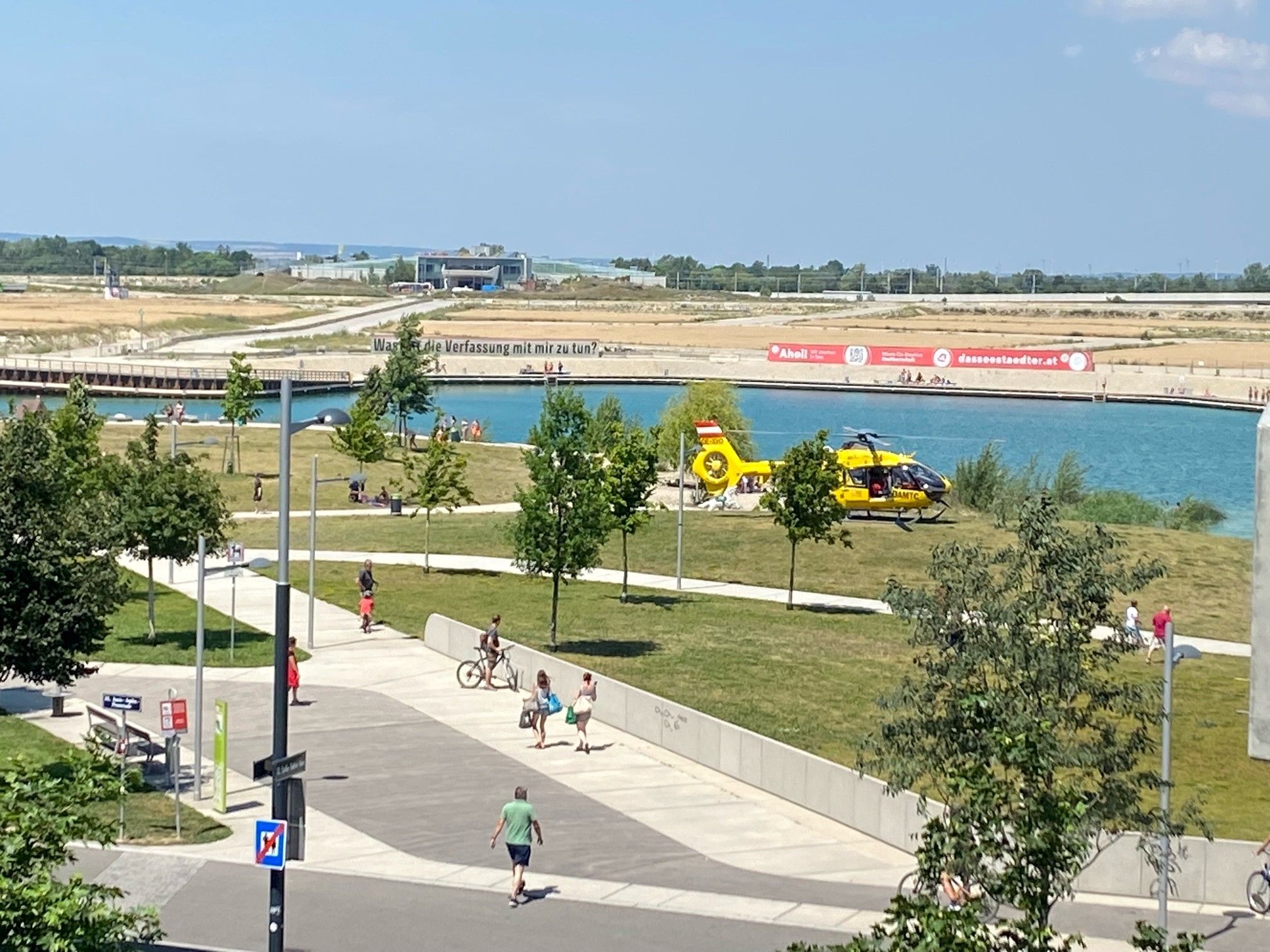 Der Rettungs-Einsatz in der Seestadt