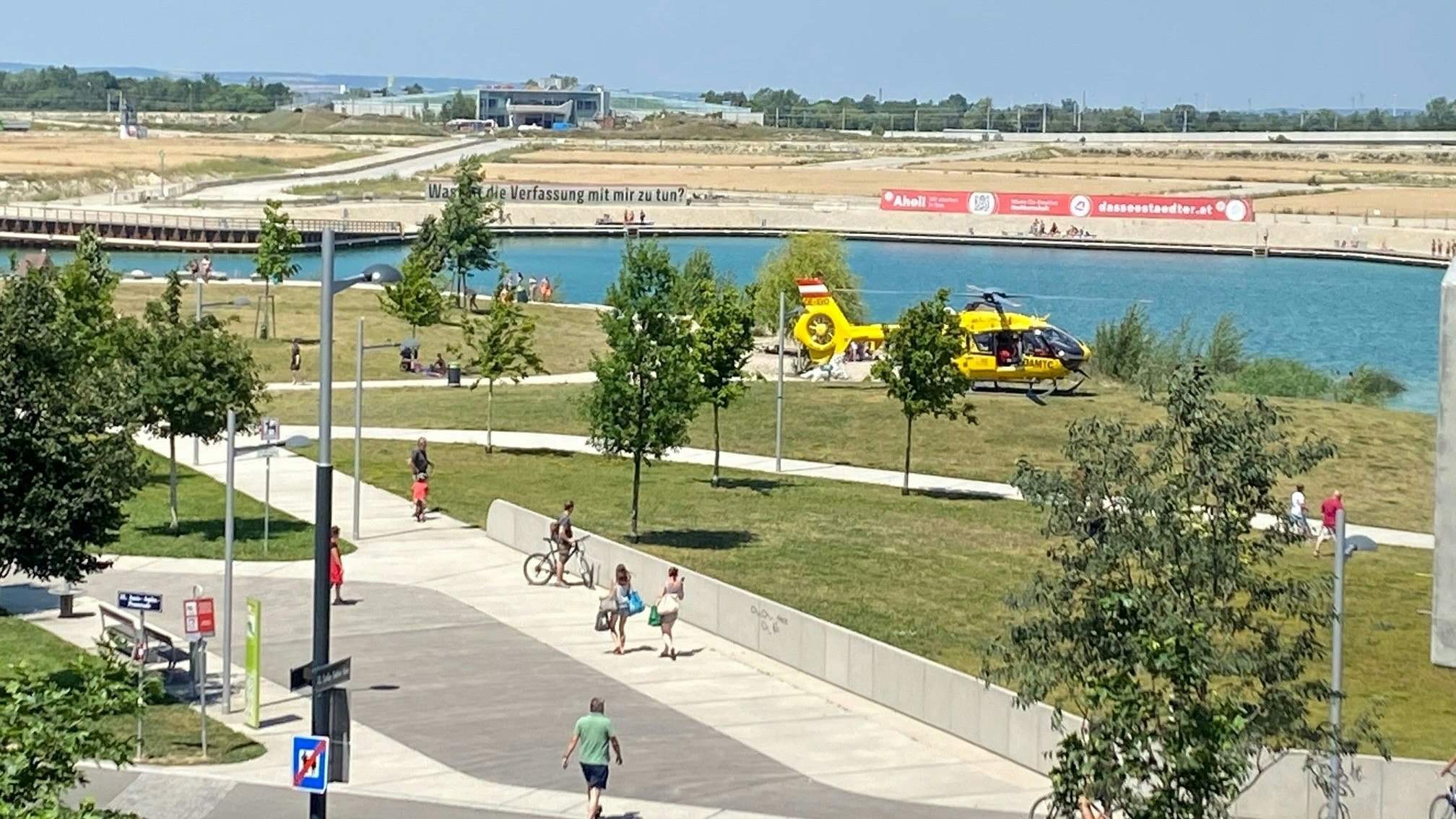 Der Rettungs-Einsatz in der Seestadt