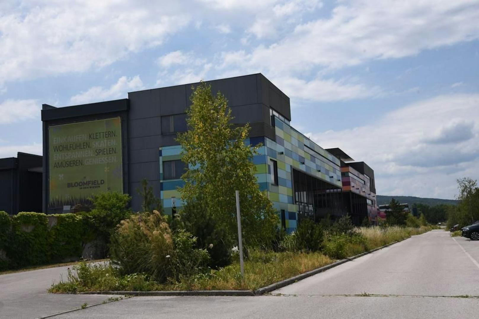 Ehemals ein schickes Einkaufszentrum, jetzt eine Geisterstadt