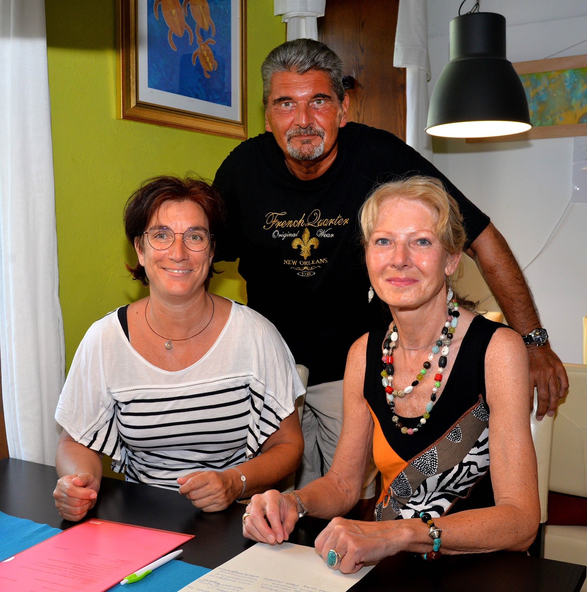 Irene Almesberger, Georg Ragyoczy und Roswitha May.