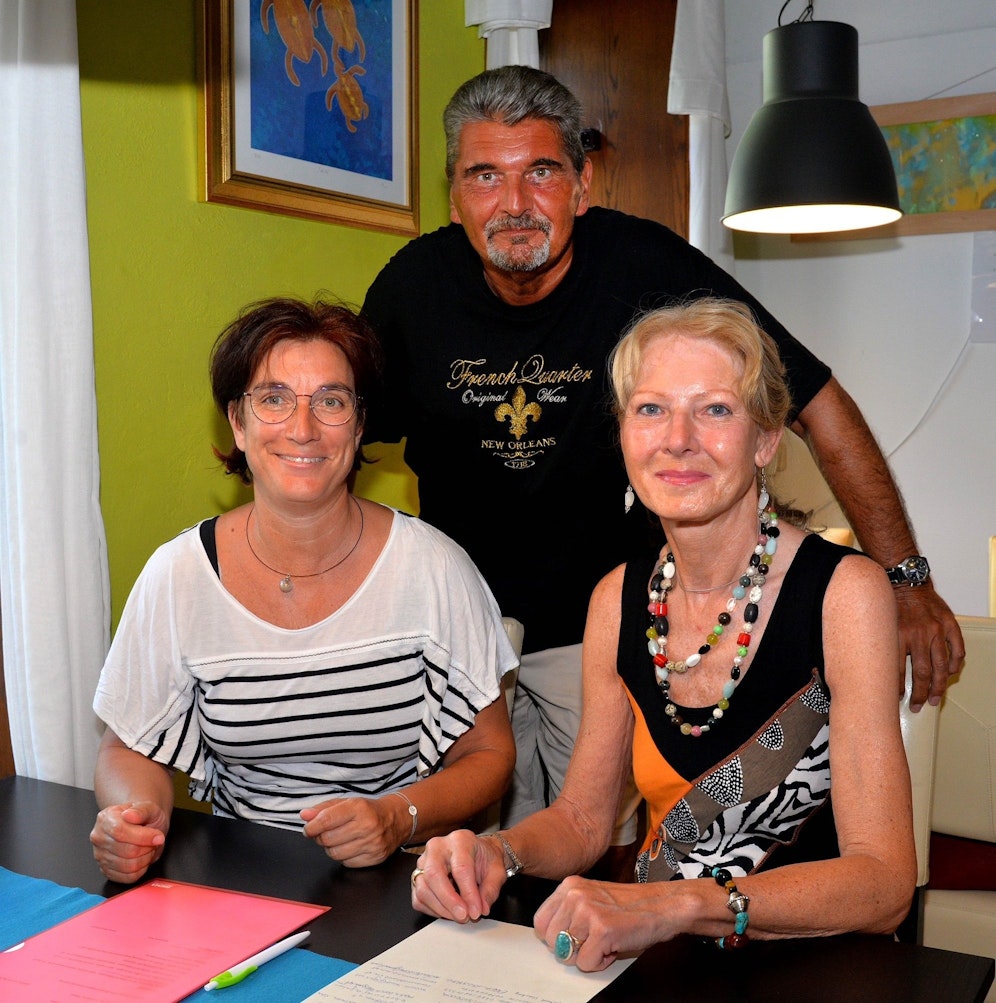 Irene Almesberger, Georg Ragyoczy und Roswitha May.