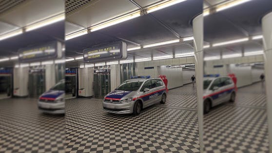 Um Diebe schnell hinters Licht zu führen, "driftete" die Wiener Polizei in eine U-Bahn-Station hinein.