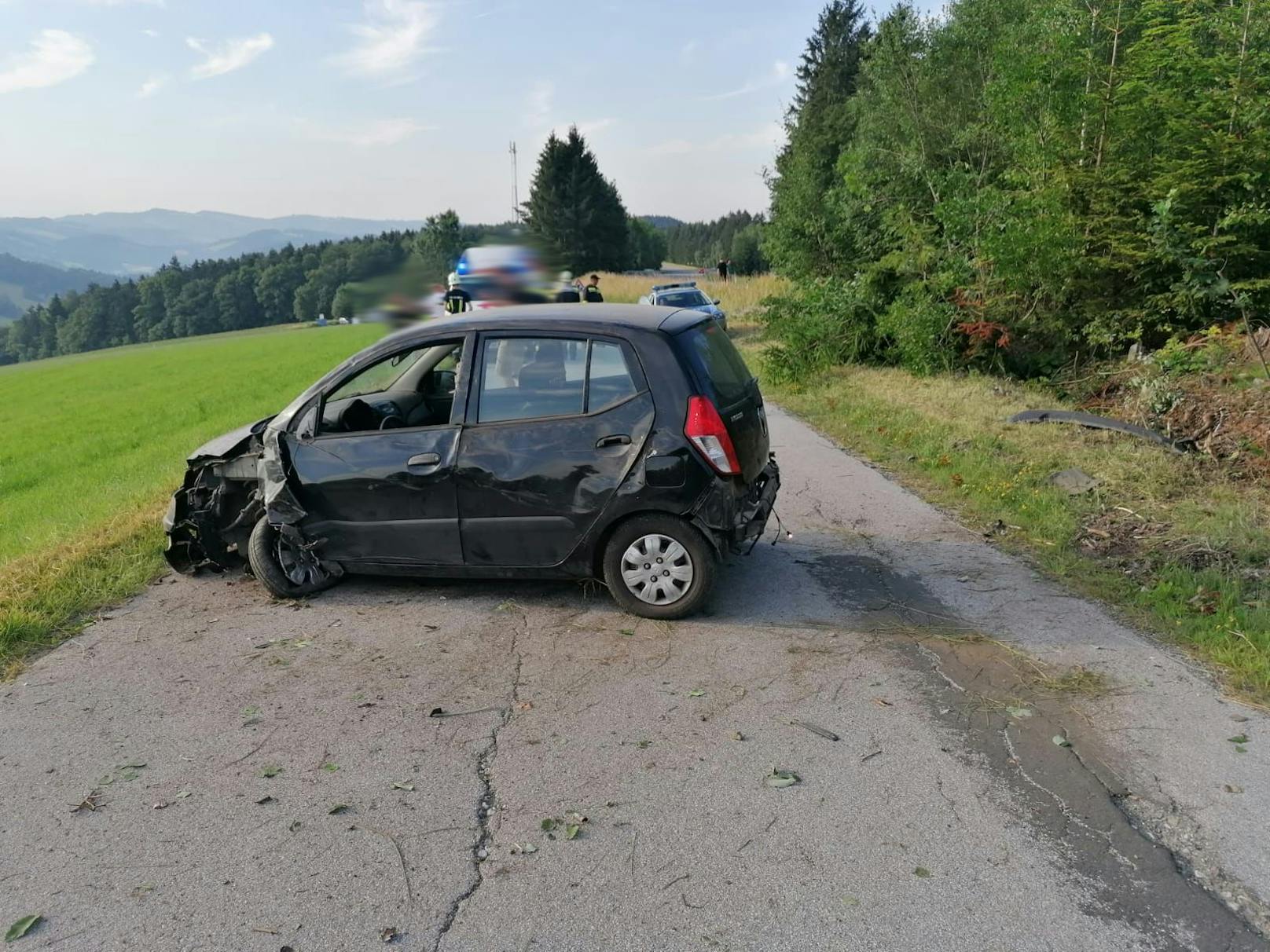 Im Raum Pinggau wurden bei drei Unfällen insgesamt sieben Personen teilweise schwer verletzt.