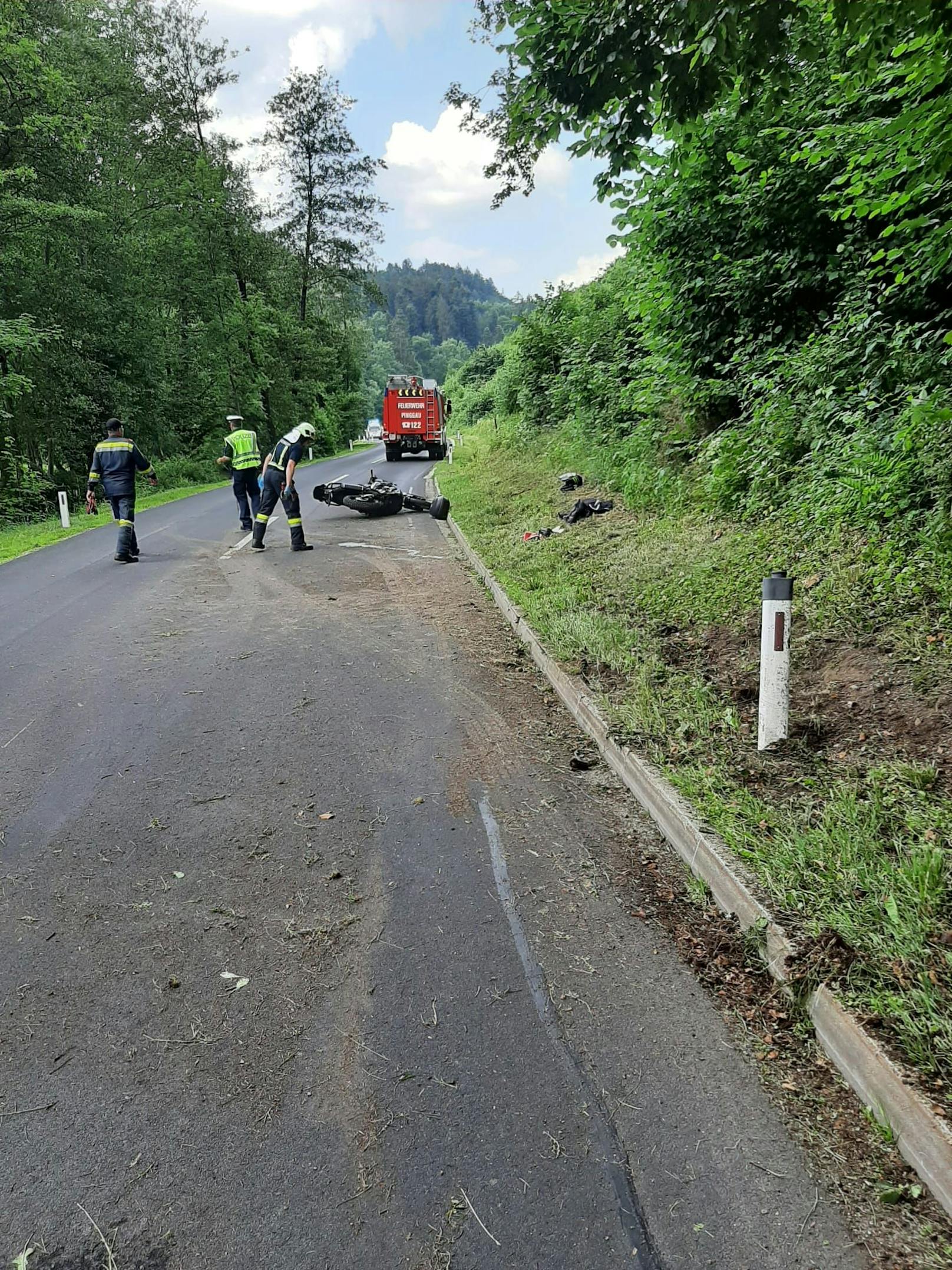 Im Raum Pinggau wurden bei drei Unfällen insgesamt sieben Personen teilweise schwer verletzt.