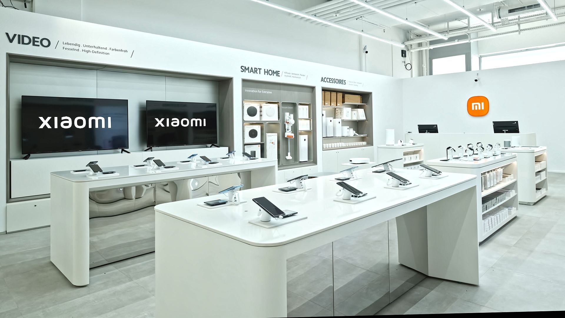 Der brandneue Xiaomi Store im Donauzentrum.