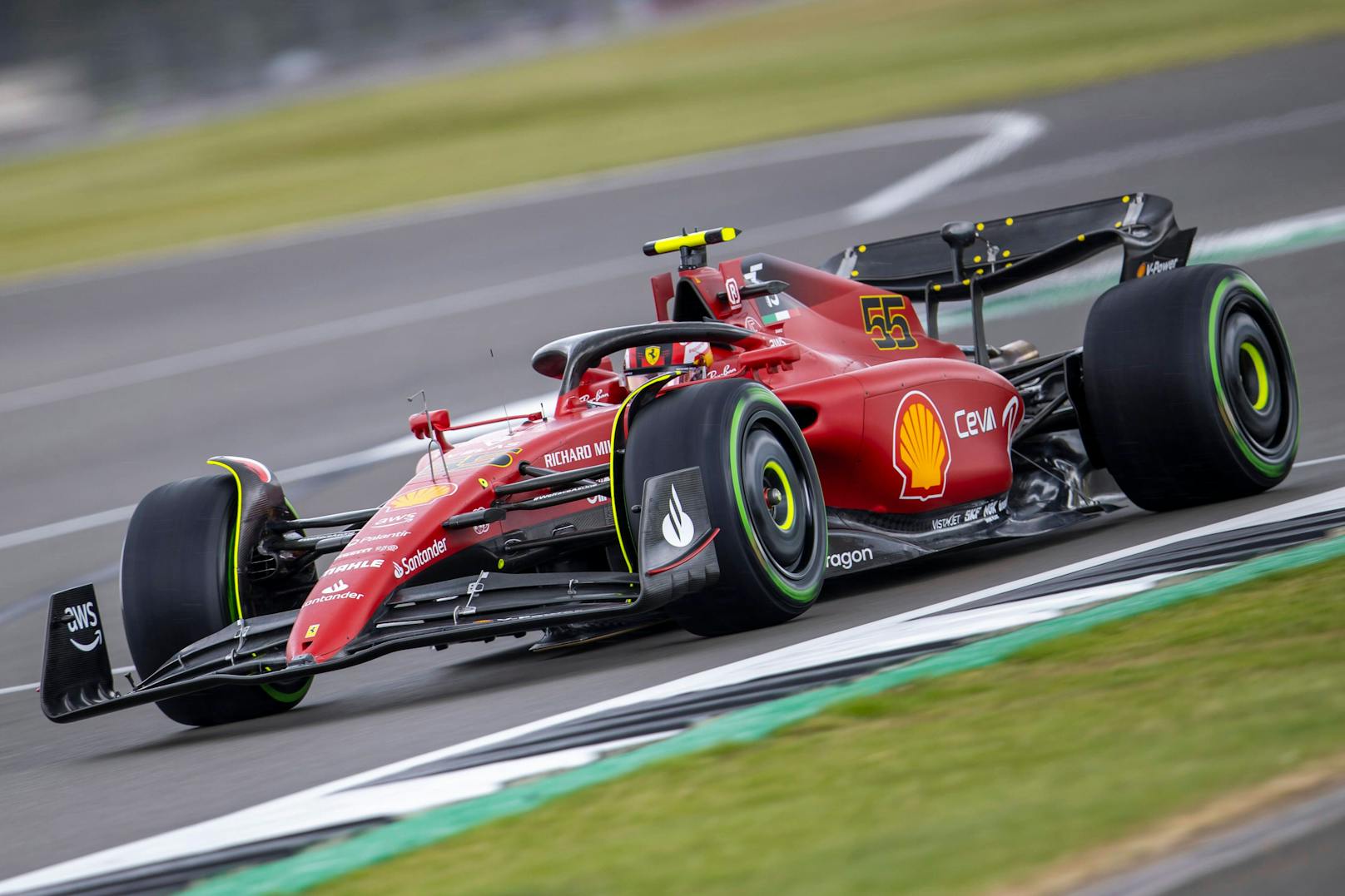 Ferrari-Pilot Carlos Sainz fuhr am Freitag die Tagesbestzeit. 