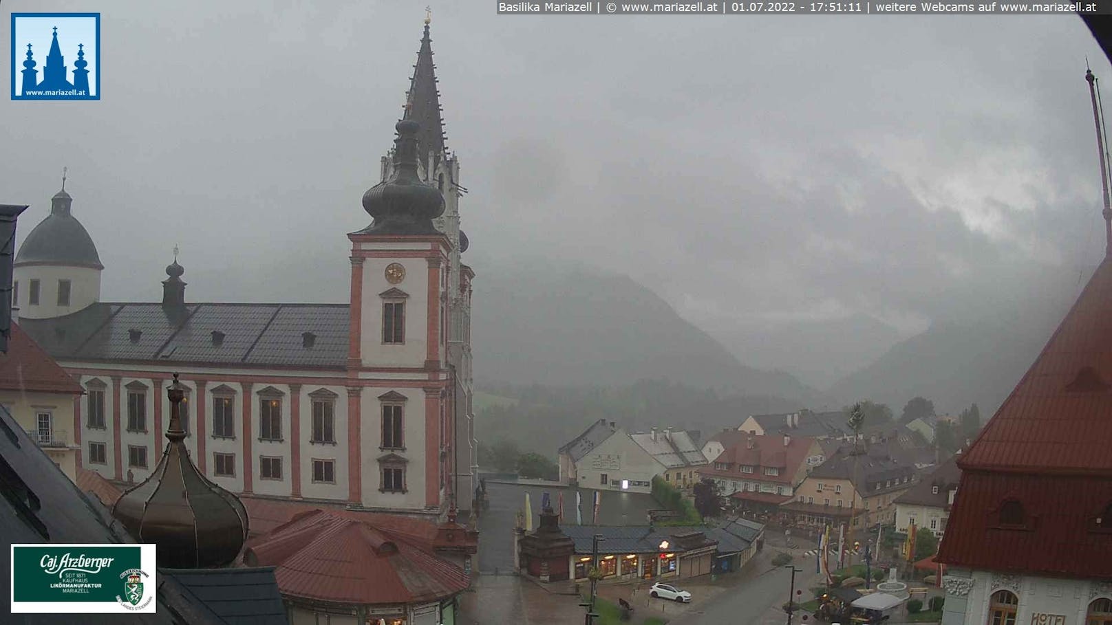 Ebenso schnell wie es gekommen war, zog das Gewitter auch wieder ab.