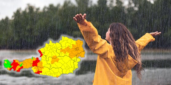 Im schwül-heißen Osten Österreichs kann man sich auf Abkühlung einstellen.