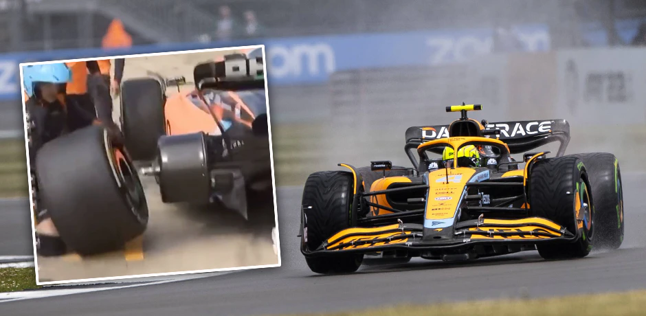 Hoppala in der McLaren-Box