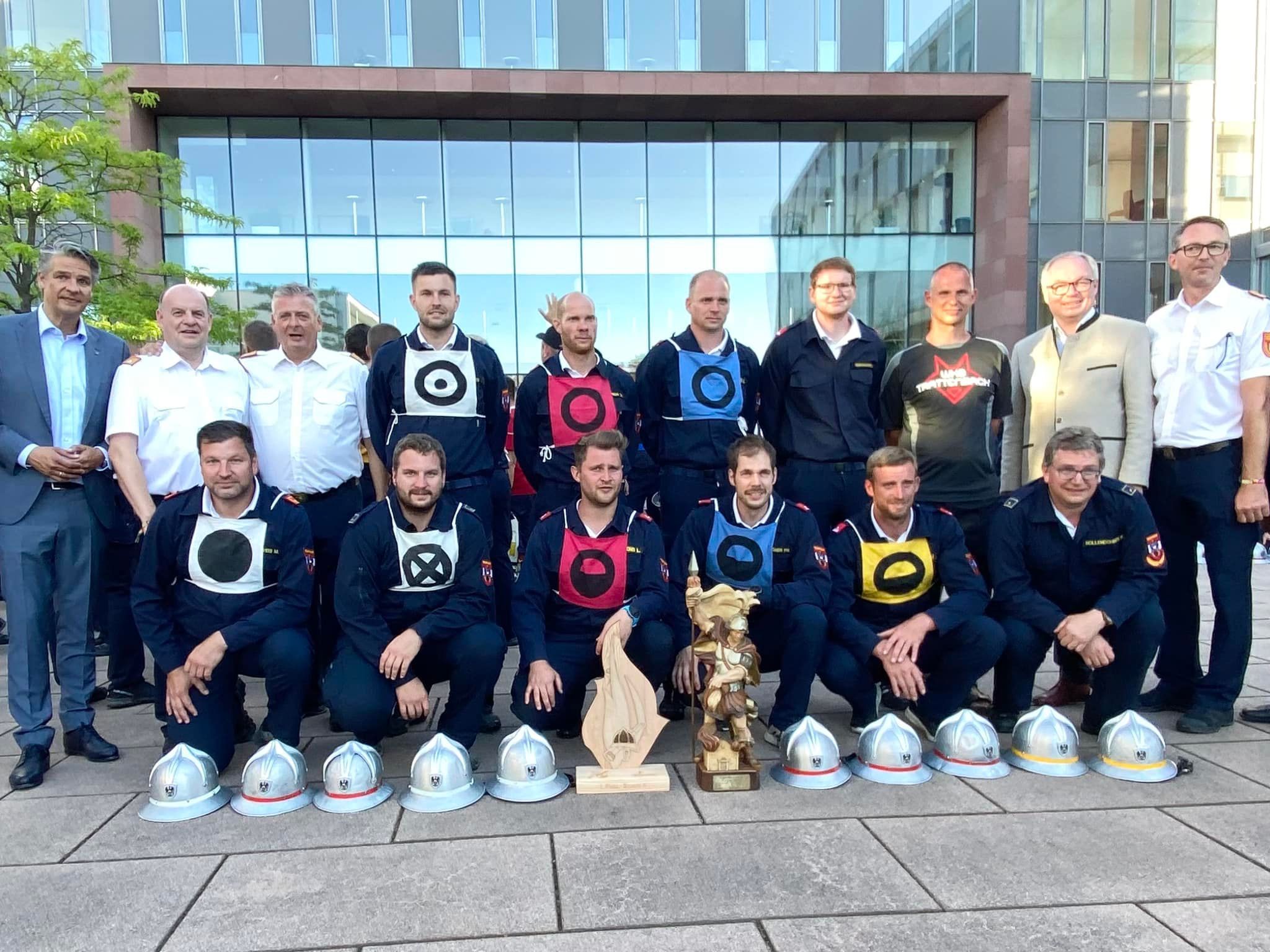 Schnellste Wettkampfgruppe der Feuerwehr 2022: Die Wehr Trattenbach.