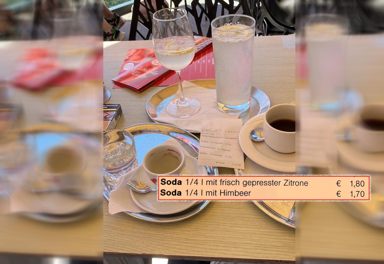 Heute.at - Konditorei lockt mit Soda-Zitron unter zwei Euro