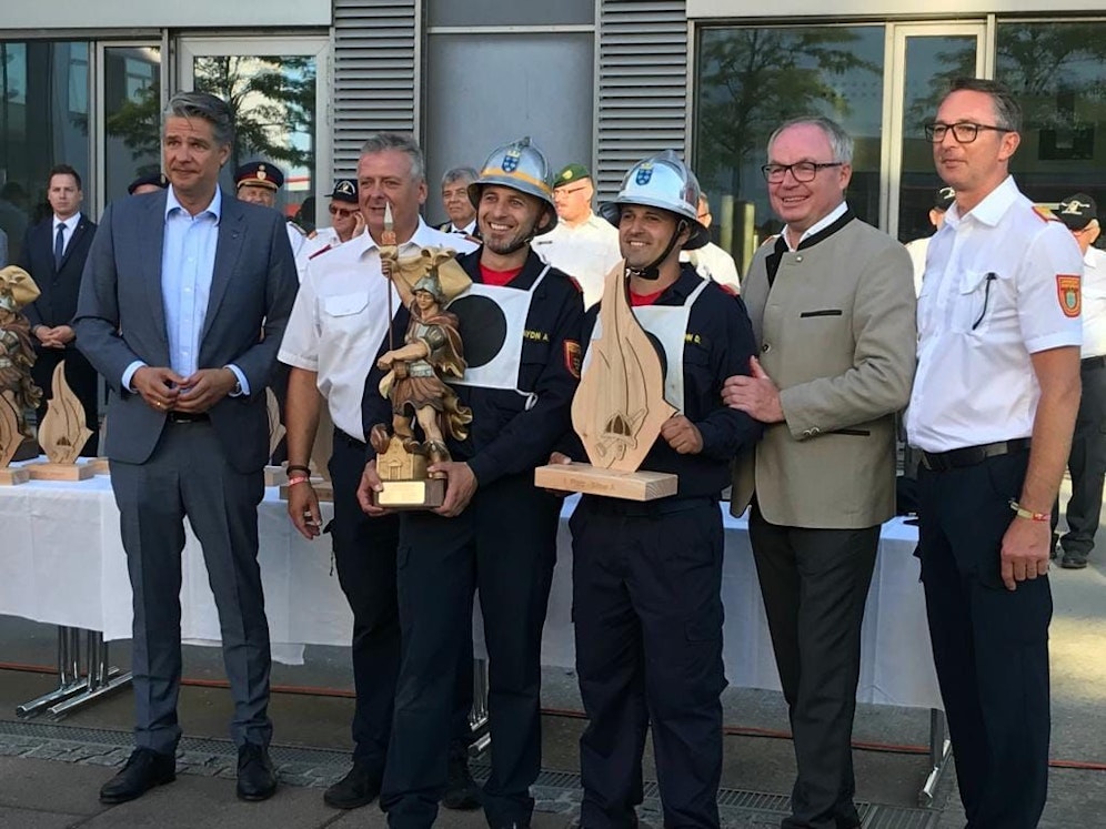 Die Feuerwehr Inning holte sich den Pokal.