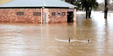 Sturzflut, Hochwasser – Not-Evakuierung in  Australien