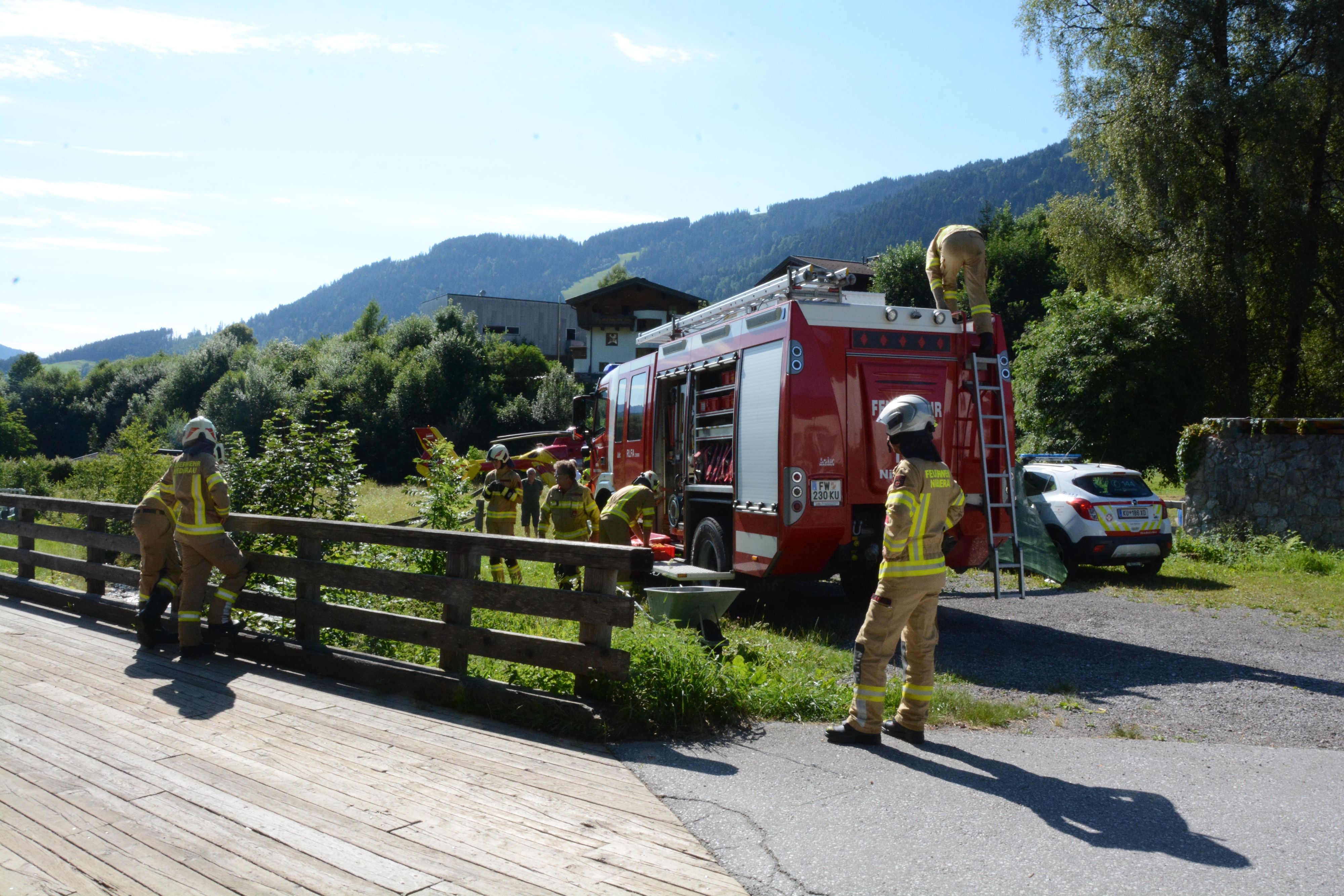 Wildschönau—Ertrinkungsunfall mit tödlichem Ausgang-fotocredit : ZOOM.TIROL                            