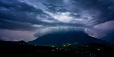 Erst 25 Grad, dann wüten schwere Gewitter in Österreich