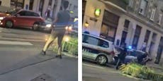 Polizei rammt flüchtigen Mercedes-Lenker in Wien