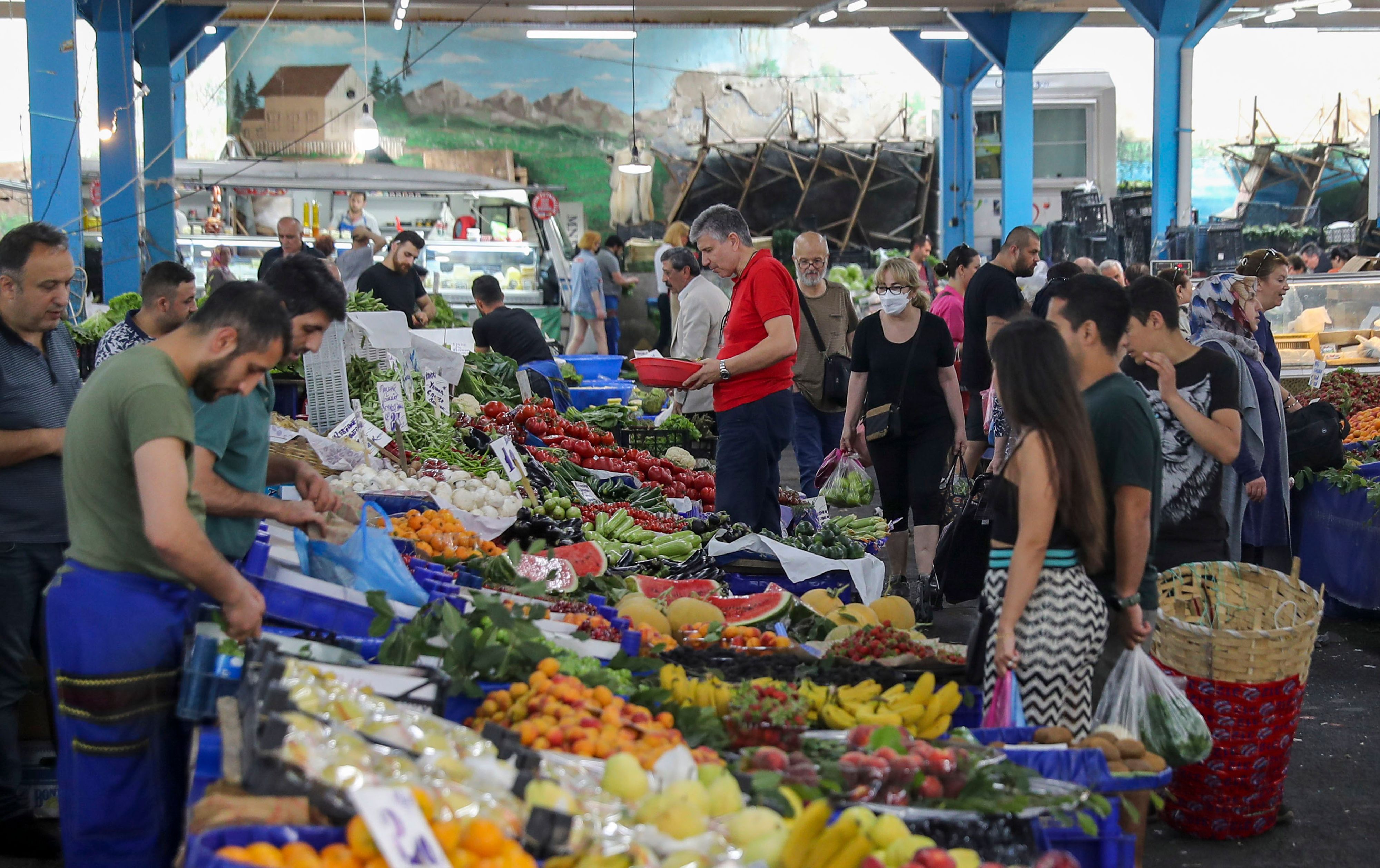 Die Lebensmittelpreise in Istanbul gehen durch die Decke. 