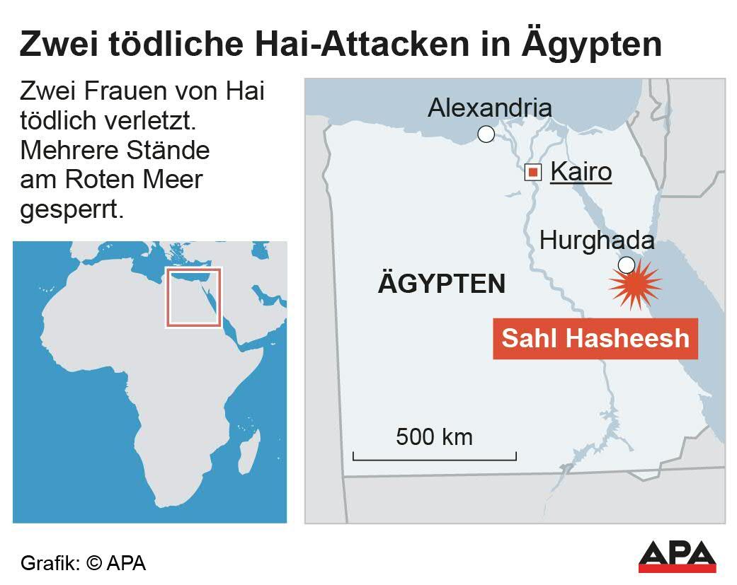 Hier passierten die Hai-Attacken