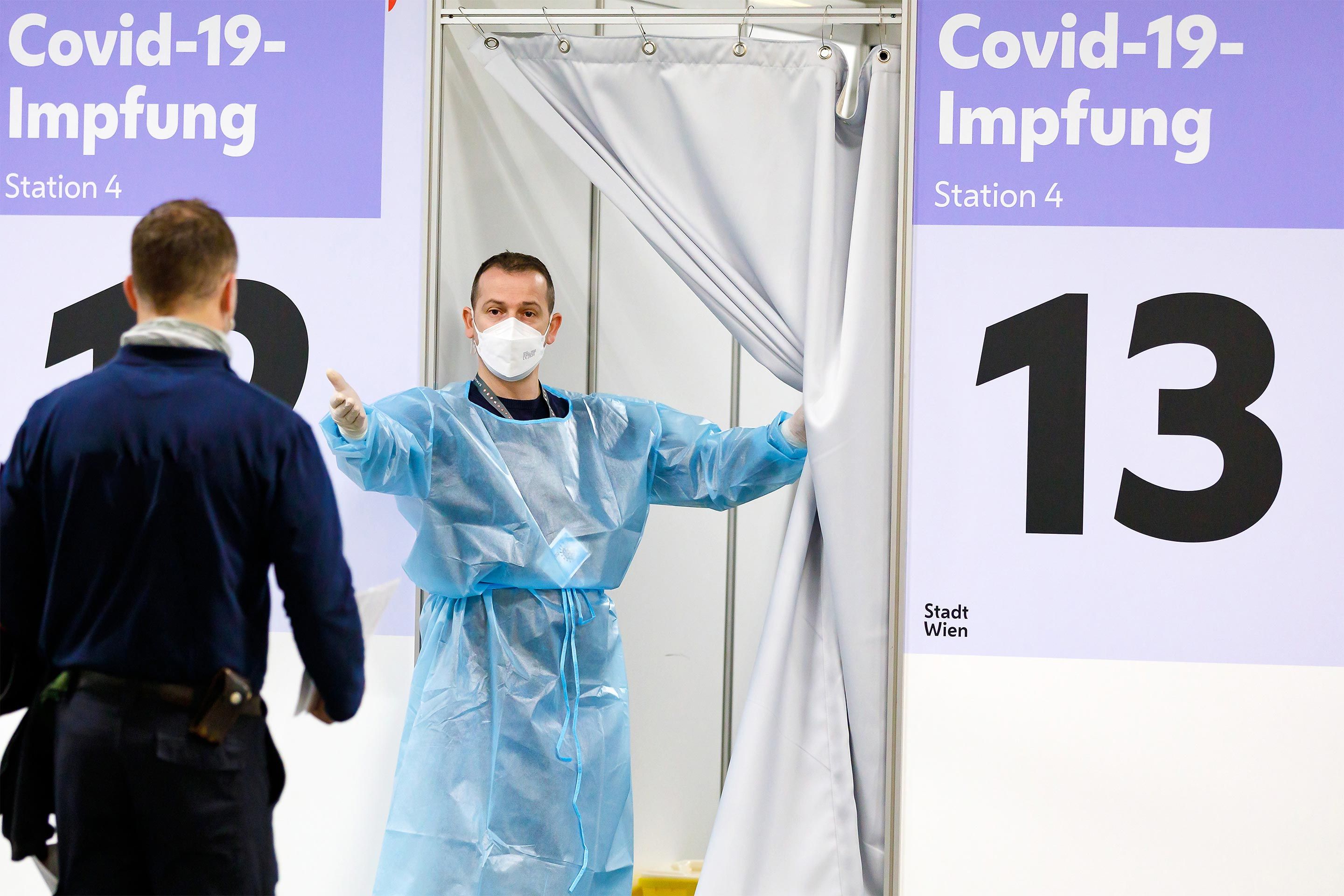 60 von 100 Menschen in Österreich sind mit der Schutzimpfung gegen Corona geschützt.