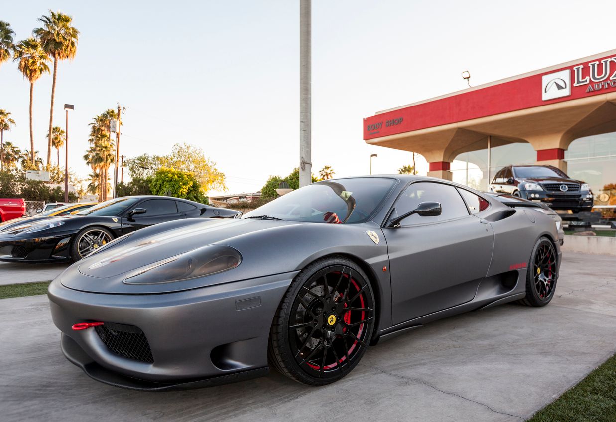 Der junge Mann war mit einem Ferrari 360 unterwegs.