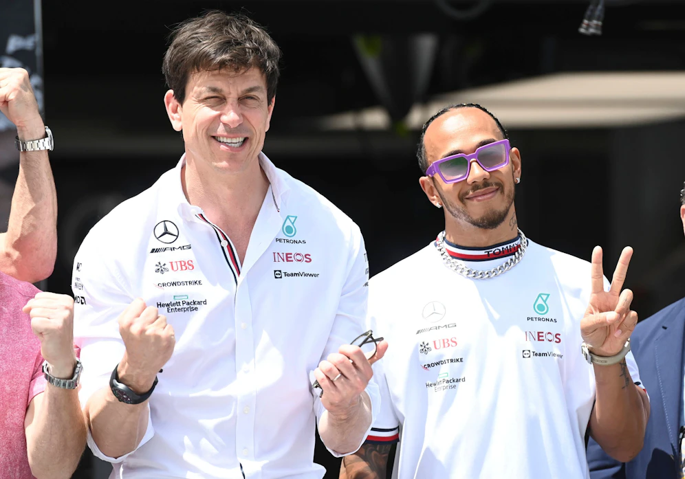 Toto Wolff und Lewis Hamilton