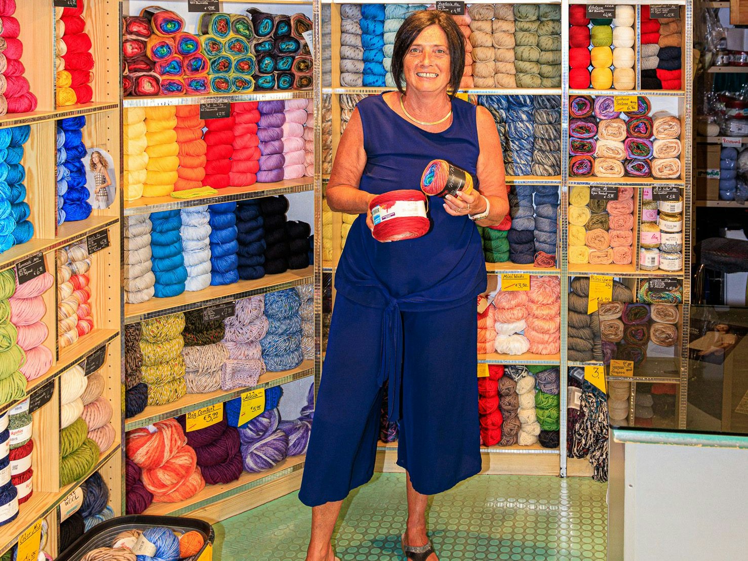 Regina H. führt das Geschäft schon seit mehr als 40 Jahren.