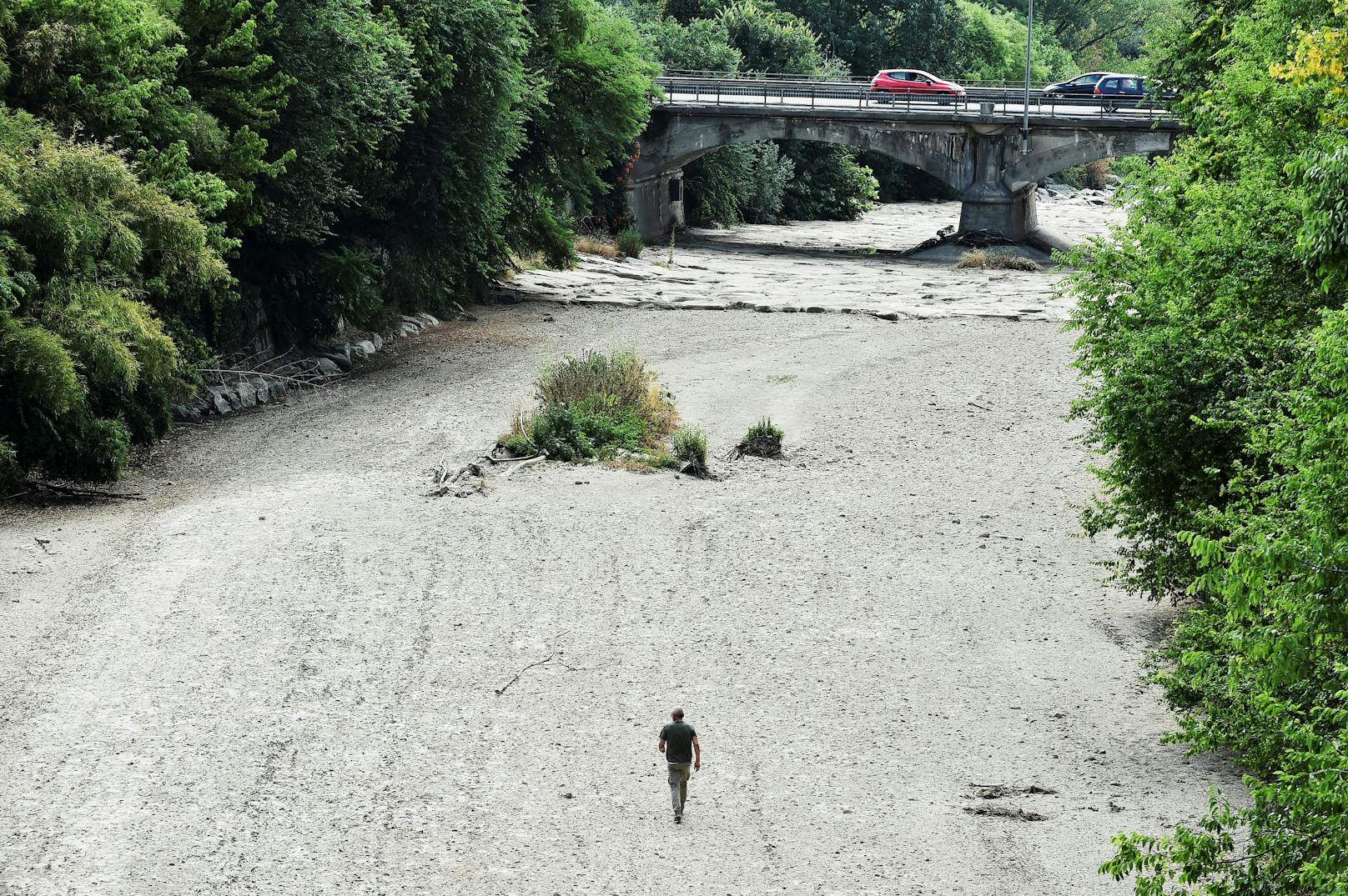 Italien kämpft seit Wochen gegen die sinkenden Wasserbestände und Trockenheiten.